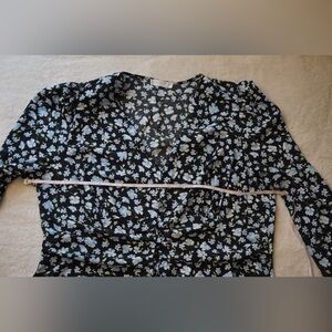 Primark Black Floral Midi Dress